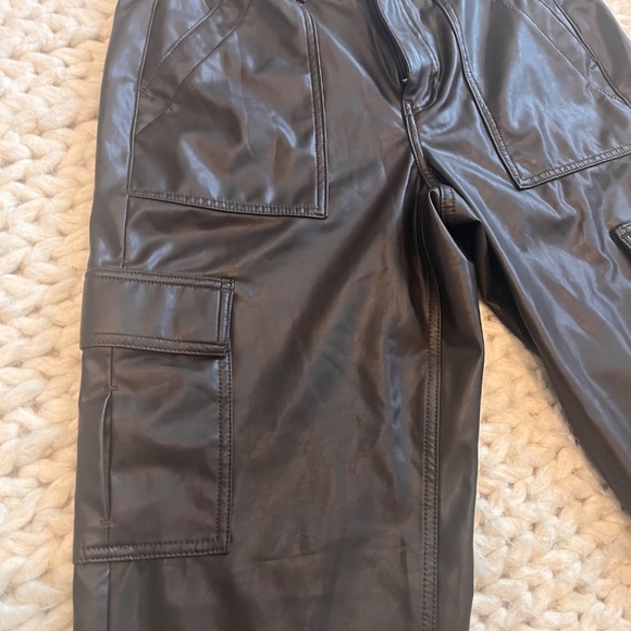 Chocolate Pleather pants - Picture 9 of 13